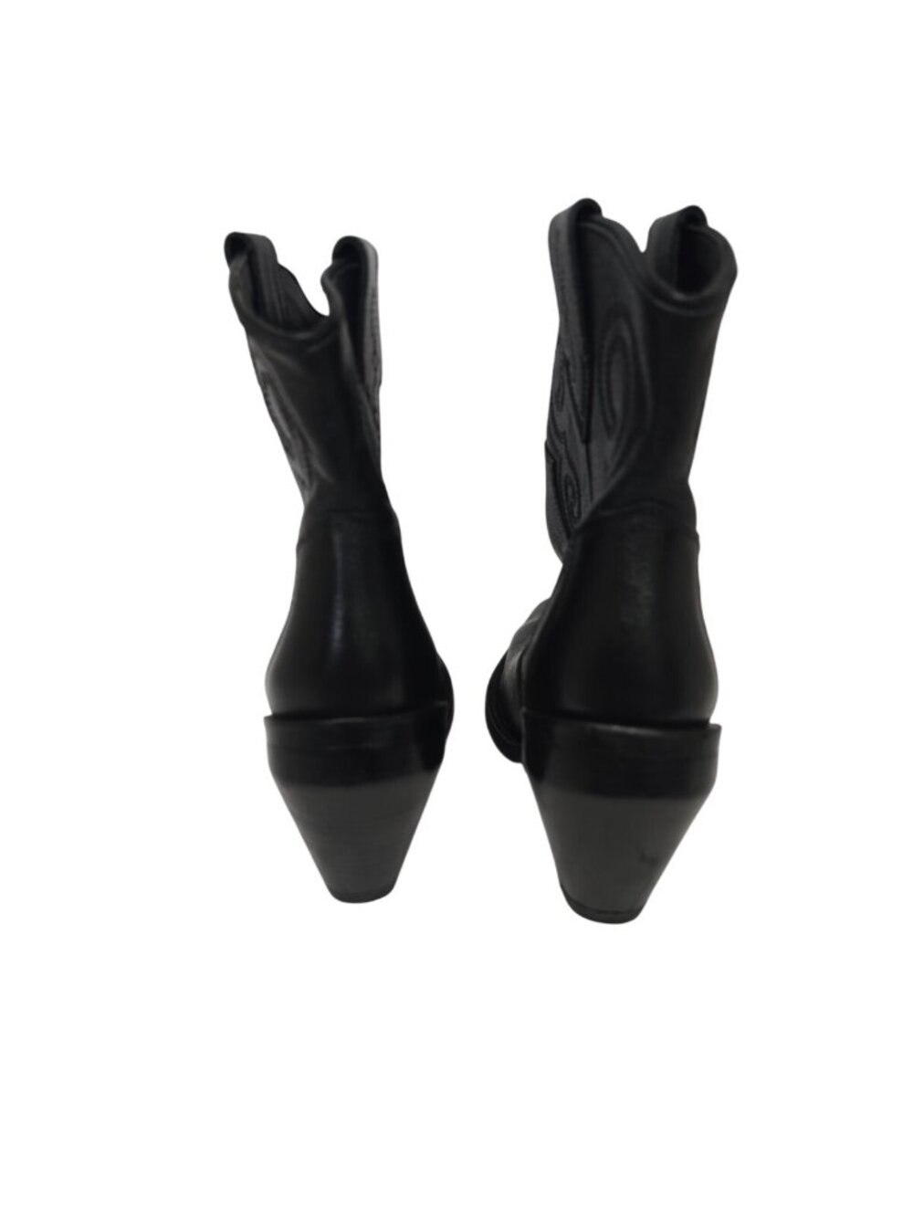 Dingo Women's DI951 Pretty N Prissy Western Leather Ankle Boots Black Size 8M - Picture 3 of 7